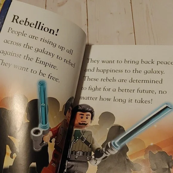 Lego Star Wars Free The Galaxy DK Level 2 Easy Reader Book Learners - Picture 4 of 4